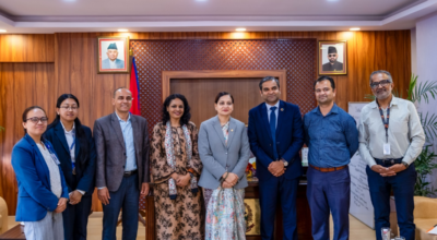 UNFPA representative Haridass pays courtesy call on Minister Mehta