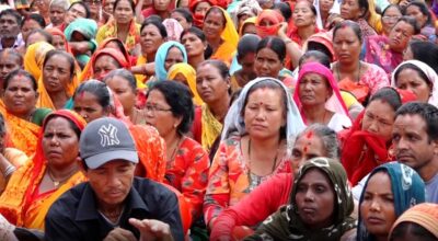 Microfinance protester attempts self-immolation at Kathmandu’s Maitighar Mandala