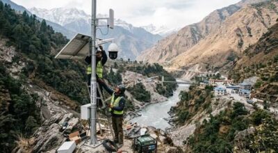 CCTVs being fixed along Nepal-China bordering areas
