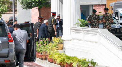 Indian Army Chief arrives at PM’s office for courtesy call on Balen Shah