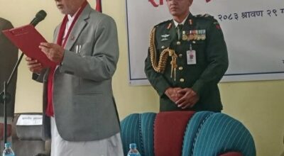 Khaga Raj Bhatta takes oath as Sudurpashchim CM