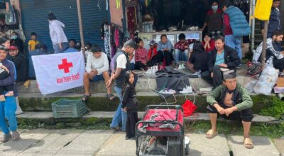 Generator arrives in Dhunche after five days of disaster, mobile charging facility available