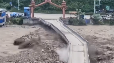 Bhote Koshi floods sever 40 km of roads, destroy 41 bridges in Rasuwa