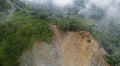 Persistent landslide threatens Dandakharka village in Okhaldhunga