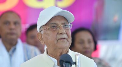 Oli dismisses calls for leadership change as baseless backroom gossip
