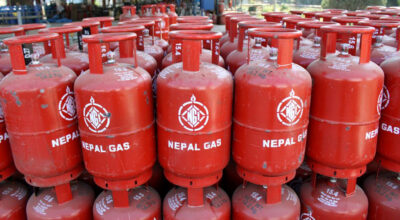 Cooking gas distribution underway across five locations in Kathmandu today