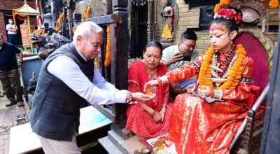 India-supported Kumari Chhen reconstruction project completed in Patan