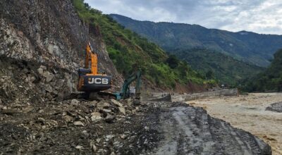 Reconstruction begins on flood-damaged BP Highway sections