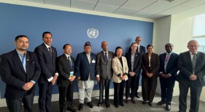 Foreign Minister Khanal discusses with UN Deputy Secretary-General Khare about peacekeeping