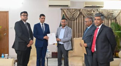 Bangladesh donates assistance to Nepal’s Prime Minister’s Natural Disaster Relief Fund