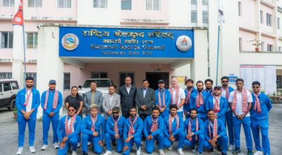 Nepali cricket team bid farewell for 20th Asian Games; eyes gold