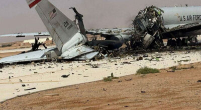 Shredded tents, destroyed jet: Images reveal hidden scale of Iranian strikes on US Gulf bases