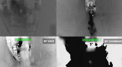 US destroys five Iranian oil tankers in response to ballistic missile attacks on navy warship