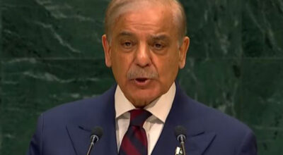 Badgered at home; Sharif indulges in tired rhetoric on Indus, Kashmir; makes lame claim on India-Pak conflict