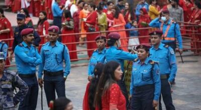 Thousands visit Pashupatinath temple on Teej amid tight security