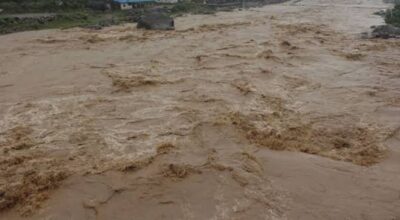 Tinau River sweeps away six houses