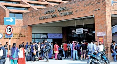 Nepali youth continue to depart for foreign jobs during Dashain
