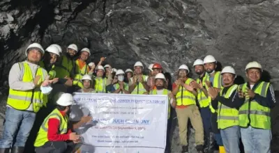 Upper Myagdi-1 hydropower project achieves tunnel breakthrough
