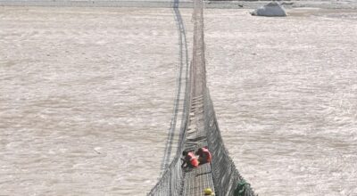 Repair of 12 flood-damaged suspension bridges begins