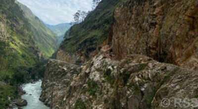 Rock fall obstructs Karnali Corridor, passengers stranded