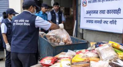 Four Food Industries in Chandragiri Inspected, Expired Goods Destroyed