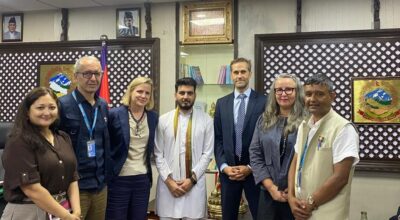 UNOPS pledges support for post-flood reconstruction in Rasuwa