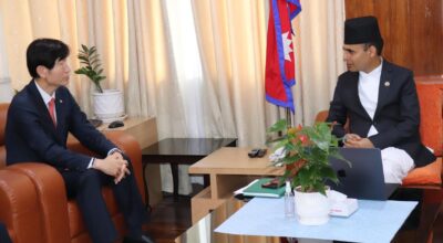 South Korean ambassador meets communications minister to discuss flood relief