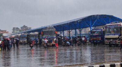 Long-distance bus services suspended in Kanchanpur due to bad weather