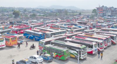 Transport services suspended in 25 western nepal districts