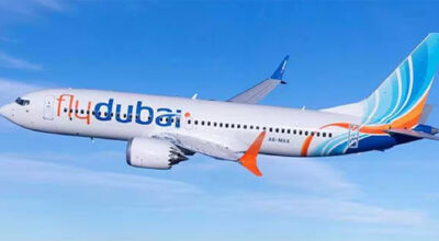 Flydubai lands in pokhara with 125 passengers on board