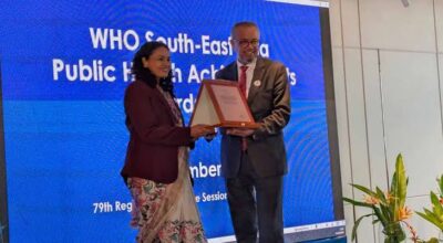 Nepal awarded for accomplishment in sustaining MNT elimination