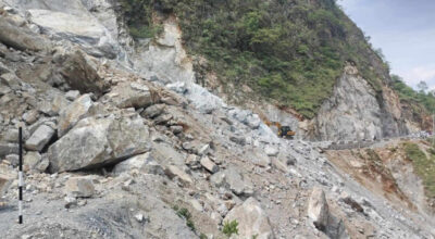 Landslide blocks Rudrabeni–Purtighat road along Kaligandaki Corridor in Gulmi
