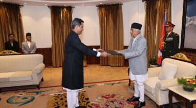 New Ambassadors present credentials to the President
