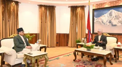 President Paudel and Acting PM Wagle hold meeting