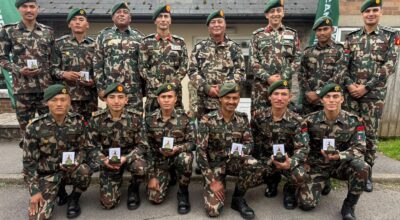 Nepali Army wins gold medal at Cambrian Patrol in Uk