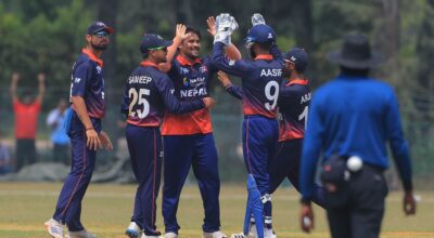 Nepal defeats Canada by 24 runs