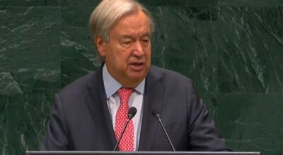 On Egypt visit, UN chief Guterres says “we need to stop the widening of war”