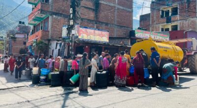 Flood damages pipelines, causing water crisis in Baglung market