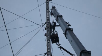 Kaligandaki Flood: Temporary power transmission tower installed
