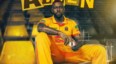 West Indies all-rounder Allen to play for Sudupashim Royals