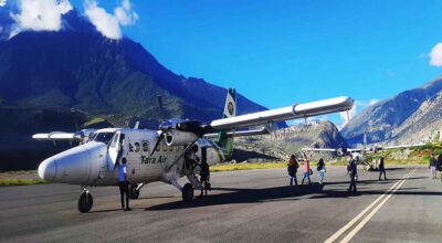 Passenger traffic is high in Pokhara-Jomsom air flight