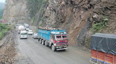 Heavy cargo vehicles banned on Narayanghat-Kathmandu road during Dashain