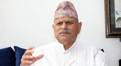 Former President Yadav celebrates Dashain in his ancestral village