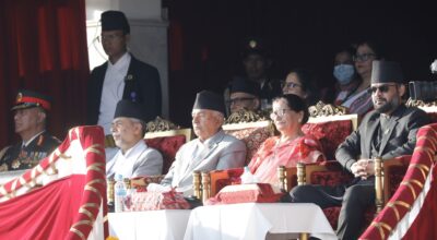 Nepali Army organizes Phulpati feu de joie at Tundikhel