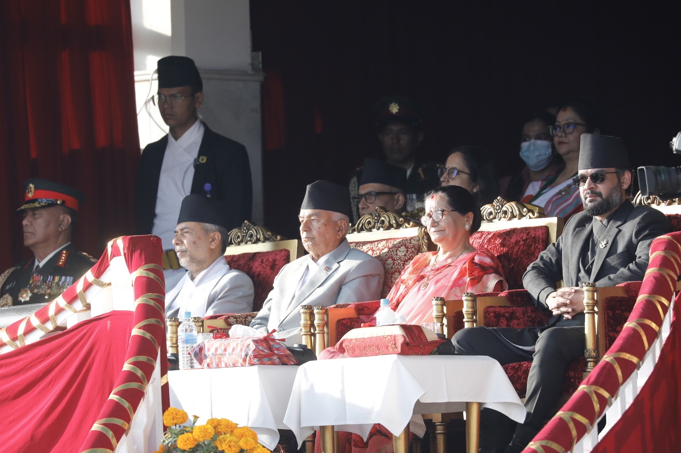 Nepali Army organizes Phulpati feu de joie at Tundikhel