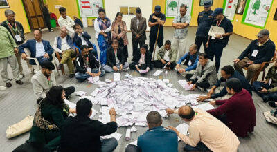 Pradip Paudel maintains lead in Congress general secretary count