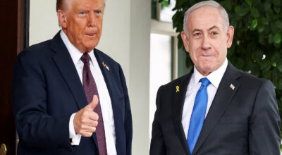 Trump takes credit for Netanyahu’s poll performance, says he’ll “take a look” at coalition talks