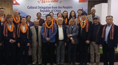 Cultural delegation from China felicitated