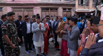 President Paudel pays homage to Nawadurga on Kojagrat Poornima