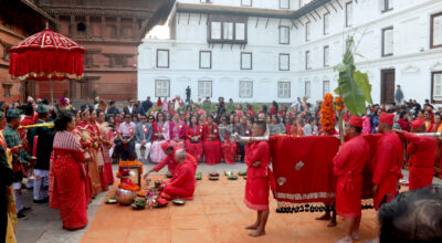 Phulpati received at Dashainghars